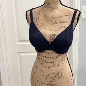 Soma Navy Blue Embraceable Unlined Perfect Coverage Bra